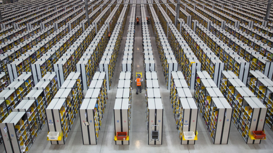 Operations At An Amazon.com Inc. Fulfillment Centre And An Argos Distribution Warehouse On Cyber Monday